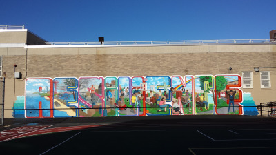 Congratulation to 20/20 Vision for Schools and PS 329 for the completion of their mural. What a beautiful addition to the Coney Island community!